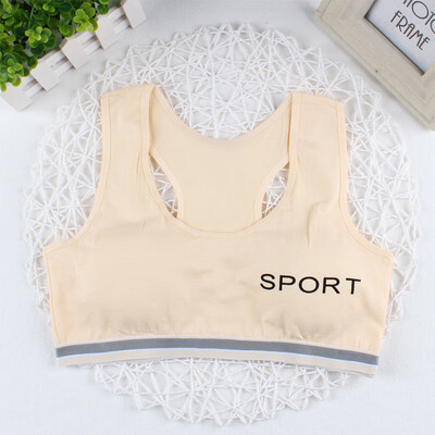 

Girls Underwear Bra Vest Letter Print Cotton Bras Wire Free Comfortable Bra Underwear for Girls