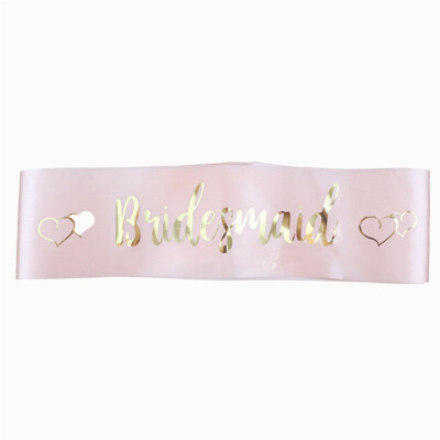 

Pink Bridal Etiquette with Bachelor Party Bridesmaid Shoulder Strap