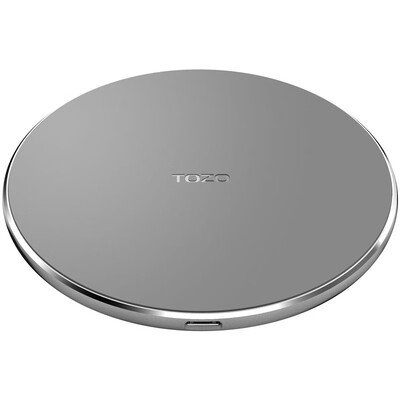 

TOZO W1 Wireless Charger Ultra Thin Aviation Aluminum CNC Unibody Fast Charging Pad Royal NO AC Adapter