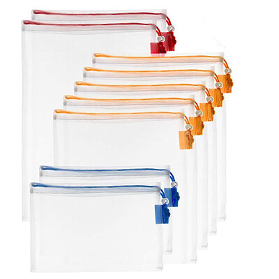 

Gobestart 9pcs Reusable Produce Bags Washable Bags Shopping Vegetable Fruit Toys Storage