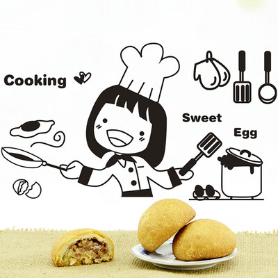 

Toponeto Kitchen Light Switch Sticker Cute Cook Vinyl Wall Decal Home Decor