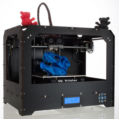 

BIZER Factory FDM - Black Makerbot Replicator 3D-Printer 2 Extruders NEW