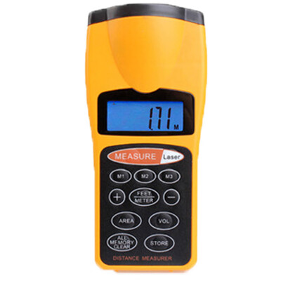 

CP-3007 05m to 18m Handheld LCD Digital Display Ultrasonic Distance Meter Electronic Area Volume Calculator Rangefinder