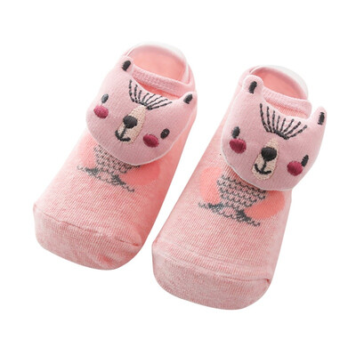 

Baby Girl Boy Socks Children Spring Autumn Cartoon Non-slip Socks Kids for Girls