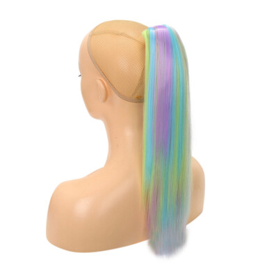 

Gobestart Claw on Ponytail Clip in Hair Extensions Straight Straight Long Hair Piece