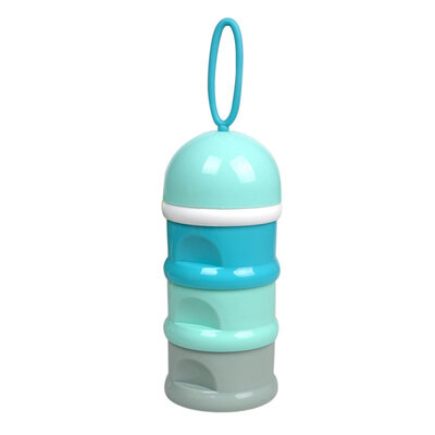 

Baby Feeding Portable Newborn Milk Container Infant Kids Formula Milk Powder Three Grid Snacks Candy Supplies Boxes