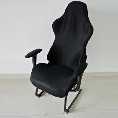 

1 Pc Office Computer Home Chair Cover High Back Elastic Armchair Seat Cover Soft