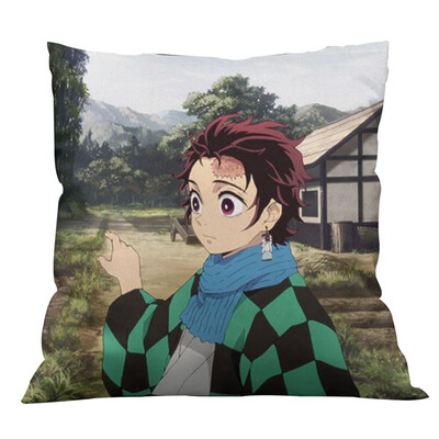 

Original Bungou Bungo Stray Dogs Pillow Case Ryuunosuke Akutagawa Mascot Sofa Cushion Cover