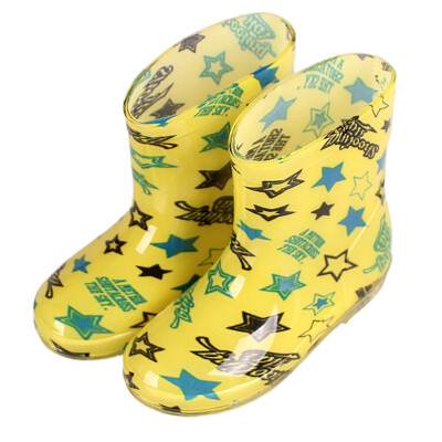 

Cartoon Children Rain Boots Animal Fashion Princess Kids Plus Velvet Warm Rubber Antiskid Student Water Shoes 2-5Y