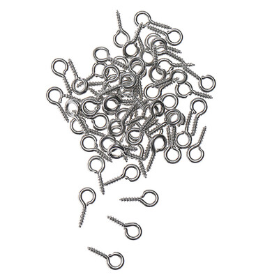 

Mini Eye Pins Eyepins Hooks Eyelets Screw Threaded Metal Jewelry Pendant Clasps DIY Jewelry Making Accessories