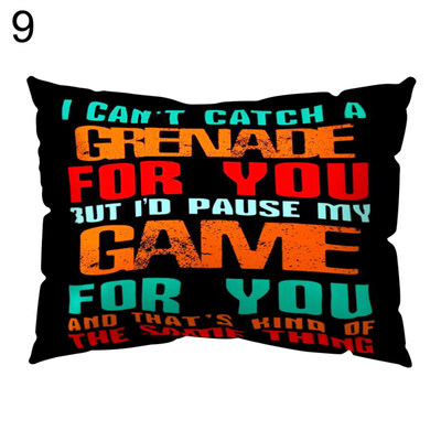 

Letter Flower Love Heart Hand Pillow Case Cushion Cover Sofa Bed Car Cafe Decor
