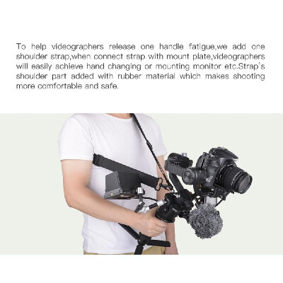 

DF DIGITALFOTO SPIDER Mounting Plate ClampWeight Release Strap with 14 38 Inch Screw Mount for Ronin  Zhiyun Crane 2 3 Axis Gi