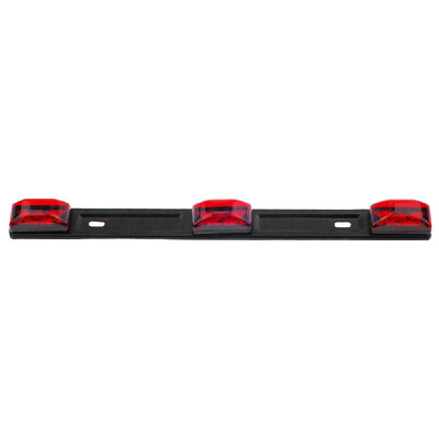 

14" Red 3Lamp ID LED Light Bar Tailgate Mount For Dodge RAM 1500 2500 3500 Sealed ID Light Bar Clearance