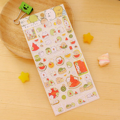 

Cute Korean Style Rabbit Stickers PVC Sticker for DIY Scrapbooking Diary Phone Kids Favor Handbook Decorative Stickers
