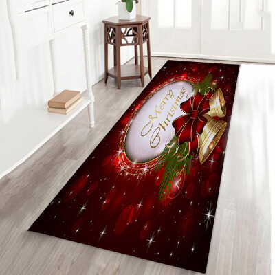 

Gobestart Merry Christmas Welcome Doormats Indoor Home Carpets Decor 40x120CM