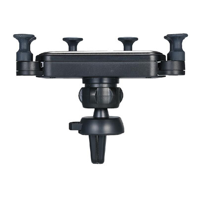 

Vehicle-Mounted Air Outlet Bracket 6-Points Fixation Good Stability for iPhone Samsung Huawei&Other Mobile Phones