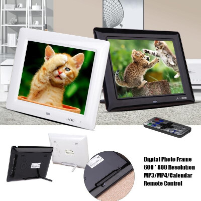 

8 HD TFT-LCD Digital Photo Frame Clock MP3 MP4 Movie Player with Remote Desktop