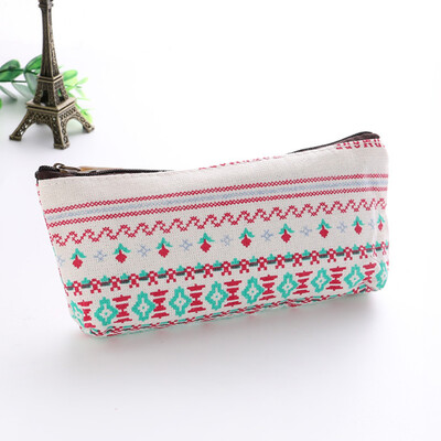 

1Pc Animal Forest Printed Canvas Pencil Cases Kids Cute Pencil Bag Stationery School Supplies