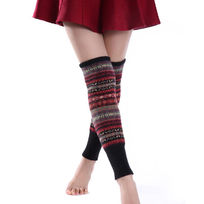 

Tailored Women Casual Boho Knitted Stocking Leg Warmer Socks Loose Socks