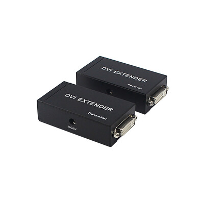 

DVI Extender 60m 1080P Over Single Cat-6eCat-6 Ethernet Cable Extensor RJ45 Network Extender EU PlugTransmitter Receiver