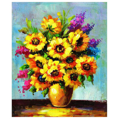 

Toponeto 5D DIY Diamond Painting Embroidery Round Diamond Home Decor Gift