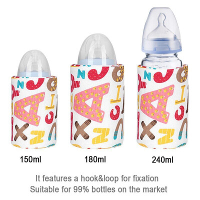 

USB portable bottle Bag Warmers milk warmer infant feeding bottle heated cover thermostat food heater insulation