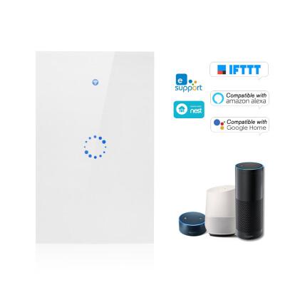 

eWeLink T1 US ITEAD 3 Gang US AU Standard Smart WiFi Wall Light Switch 315MHz RF Touch Panel Timing App Remote ONOFF Support for G