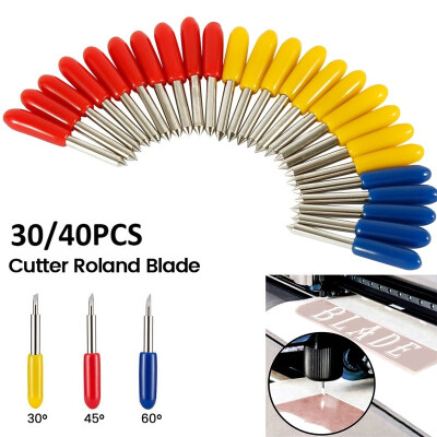 

3040pcsSet 30° 45° 60° Blades Cutting Plotter Holder for Roland Vinyl Cutter Home