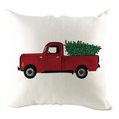 

Siaonvr Christmas Pillow Cover Pillowcases Decorative Sofa Cushion Cover Home Decoration