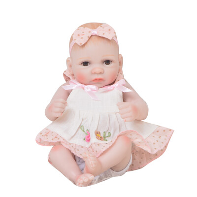 

23 Inch Realistic Full Body Silicone Vinyl Newborn Princess Baby Girl Collectible Reborn Dolls Kids Birthday Xmas Gift
