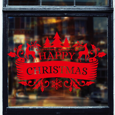 

Toponeto Merry Christmas Removable Wall Sticker Home Christmas Xmas Decor