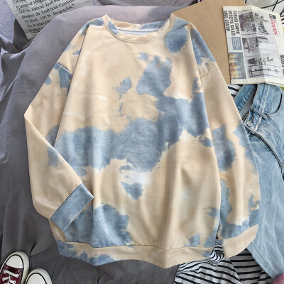 

Loose Hoodies Women Fashion Warm Long Sleeve Hoodie Cute Print Casual Casual Round Collar Sweatshirt Simple Hoodies