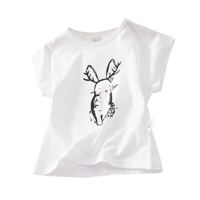 

Girls boys shirt tops girls cotton rabbit vests girl boy solid color undershirt kids underwear vest for 2-7T