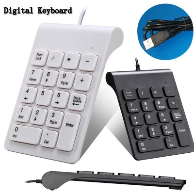 

New Portable 18 Keys Mini Numeric Keypad 24G Wireless Digital Keyboard USB Number Pad For Laptop PC Notebook Desktop