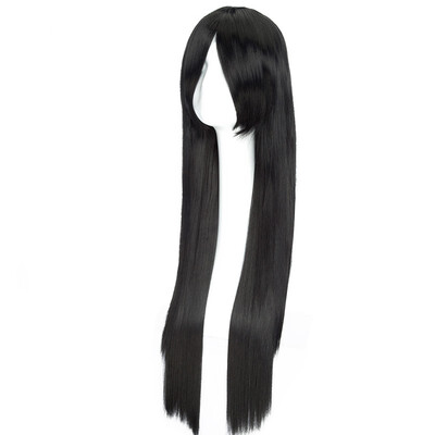 

Silvery Gray Cosplay Wig with Bangs 13 Colors Heat Resistant Synthetic Wig Long Straight Vogue Anime for Women Girls Lady Fashion