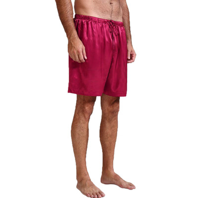 

Gobestart Mens Fashion Summer Casual Solid Drawstring Short Pajamas Pants Trouser