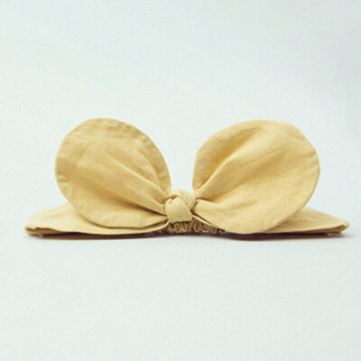

New Korean Baby Hair Accessories Cute Cotton Blend Rabbit Ears Headbands Children Turban Headband Pink Yellow