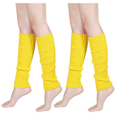 

Tailored Women & Men Fluorescence Color Stripe Boot Cuffs Warmer Knit Leg Party Stockings