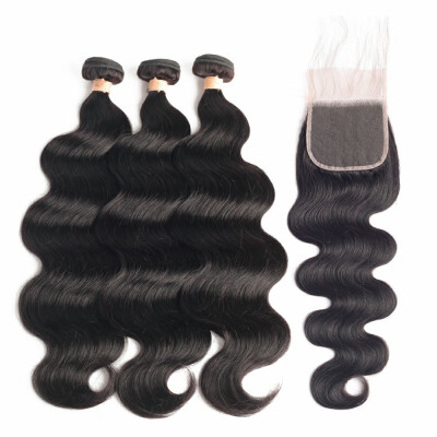 

BEAUDIVA Body Wave Bundles With Closure Brazilian Hair Weave Bundles