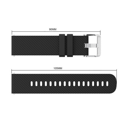 

Premium Material Sports Soft Silicone Belt Replacement Strap Compatible For Forerunner245M 20mm