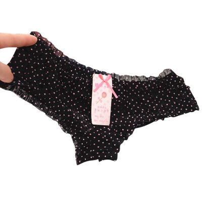 

Women Lace Ruffles Sexy Women Briefs Panties Female Underwear Womens Sheer Panties Butt Lifter Briefs