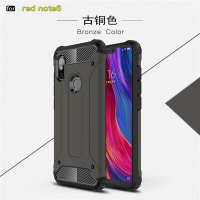 

Goowiiz Phone Case For Xiaomi Redmi Note 6Note 6 Pro King Kong Armor Fashion Bumper PC TPU Prevent falling
