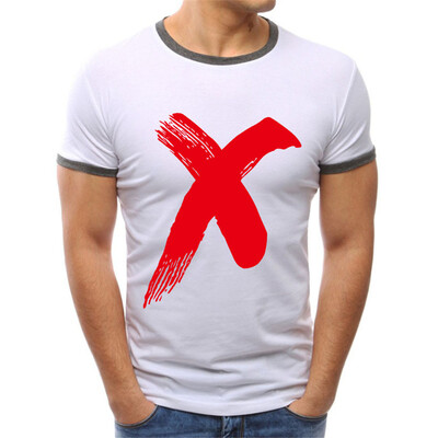

Toponeto Men Fashion Solid Printing Style Cotton Design T-shirt Casual Shirts Tops Blouse