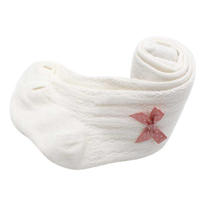 

New Baby Cute Bow Pantyhose Knitted Stockings Autumn Winter Warm Tights Cotton Toddlers Clothing
