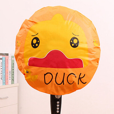 

1Pc Round Cute Cartoon Animal Fan Cover Home Fan Safety Dust Protection Cover