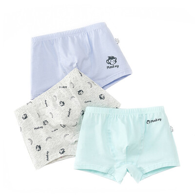 

3 Pcs Kids Boys Underwear Cartoon Childrens Shorts Panties for Baby Boy Boxers Stripes Teenager Underpants Toddler Shorts
