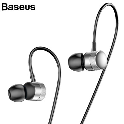 

Baseus H04 In-Ear Sport Earphones with mic for Xiaomi Samsung HuaWei Vivo Headse 35mm Mobile Phone Mp3 Earphone