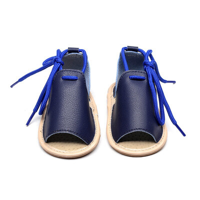 

Summer Baby Boys Girls Solid Lace-Up Shoes Sandals Toddler Soft Soled First Walkers Casual Walking Shoes