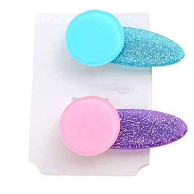 

Children Concise Casual All-match Sparkle Hair Clip Baby Girls Hair Clip Girl Hair Decoration