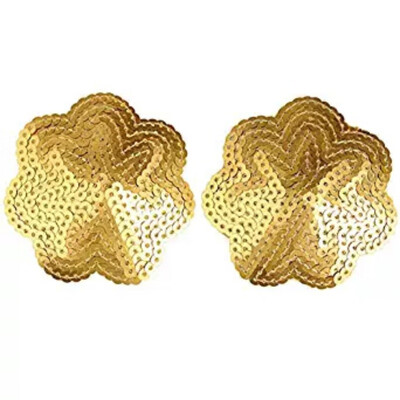 

ROPALIA Sexy Flower Adhesive Nipple Covers Pads Body Breasts Stickers Milk Paste The Chest Paste Bra